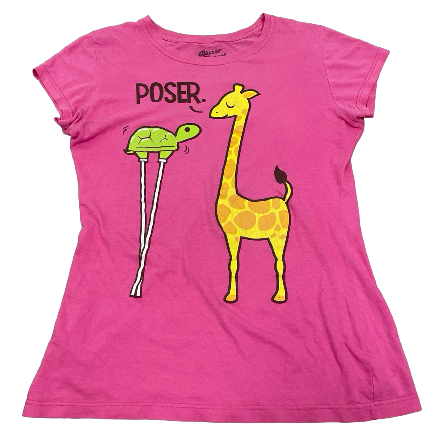 Giraffe Turtle 2000s Scene Tee