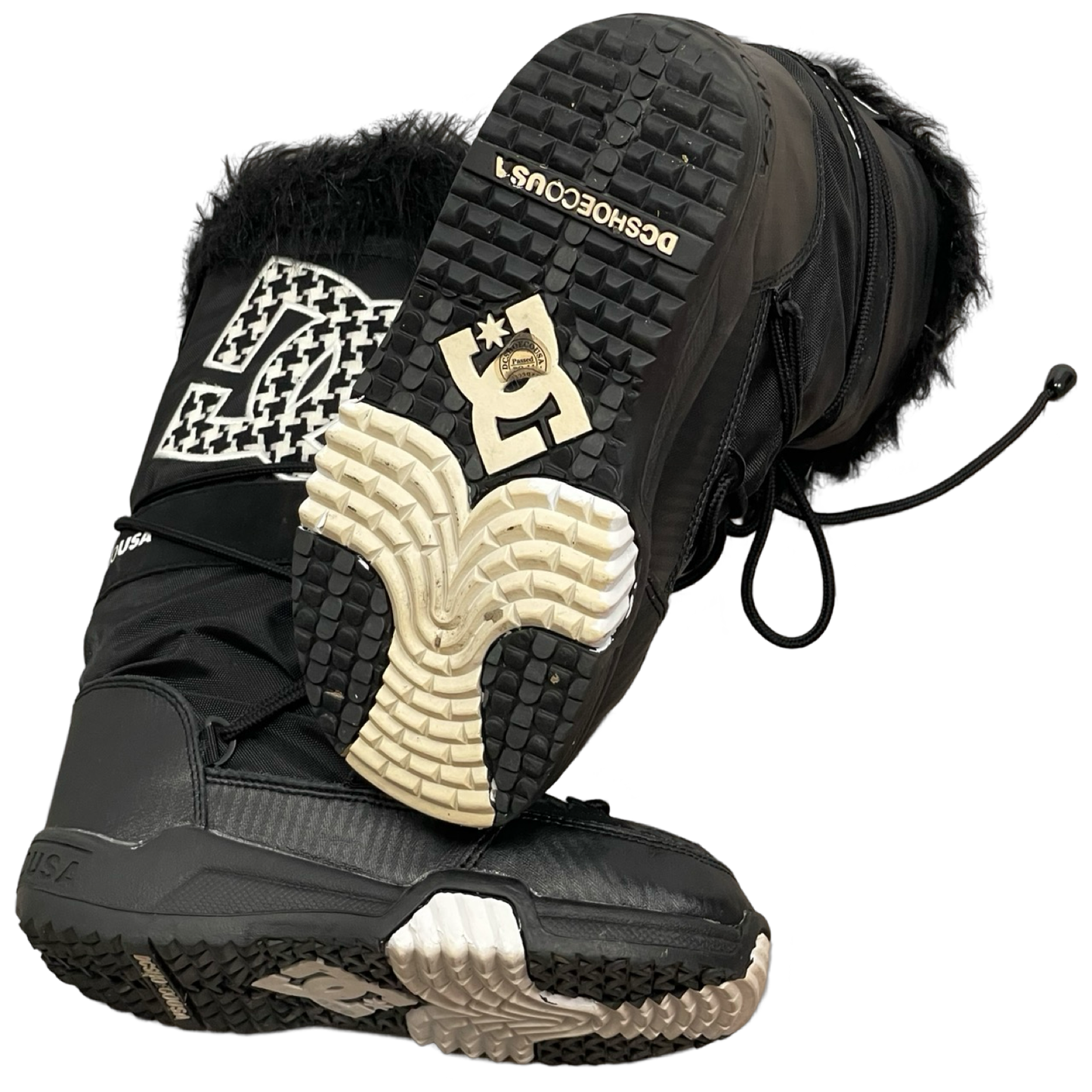 Y2K DC Fur Snow Boots