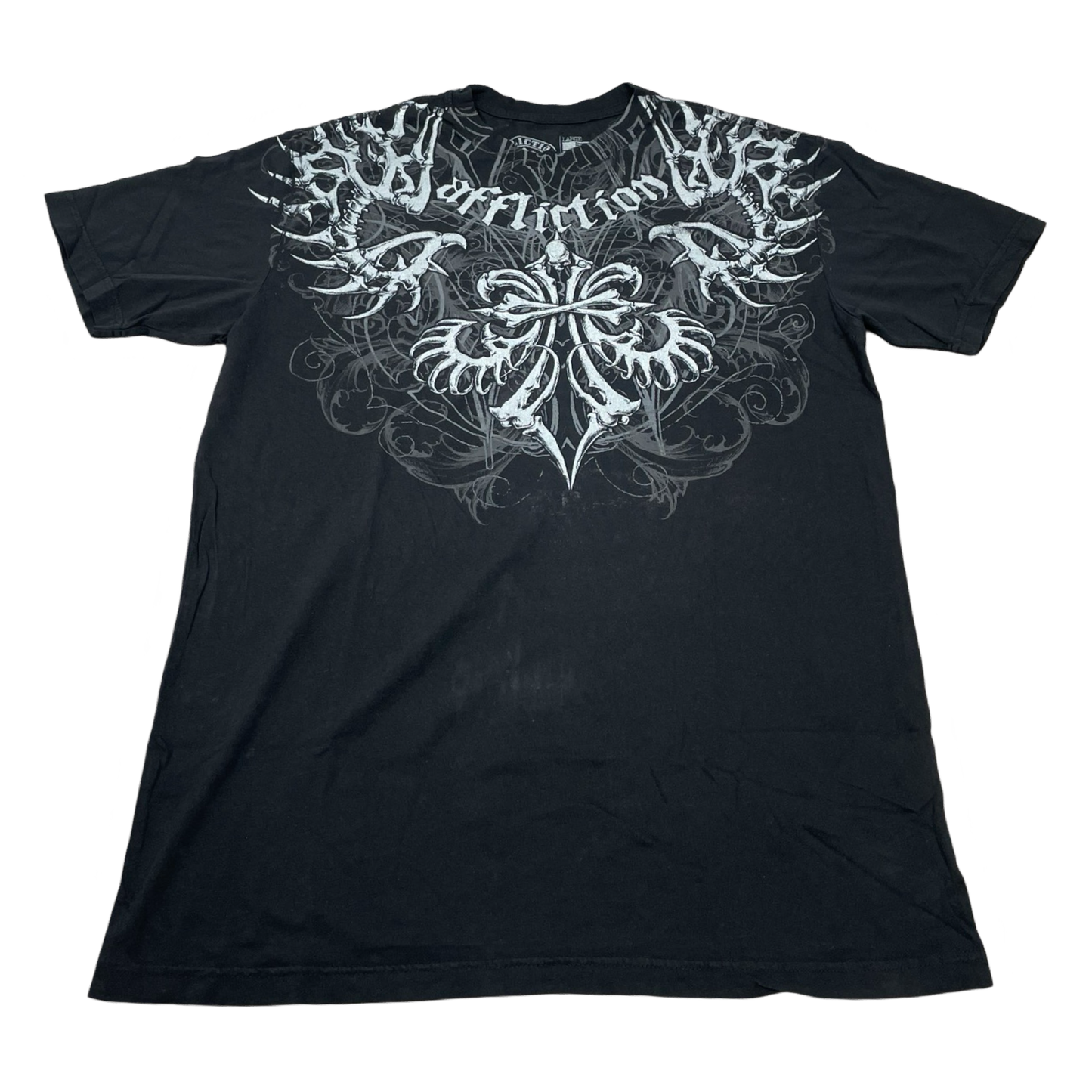 Y2K Affliction Skeleton Wing Tee