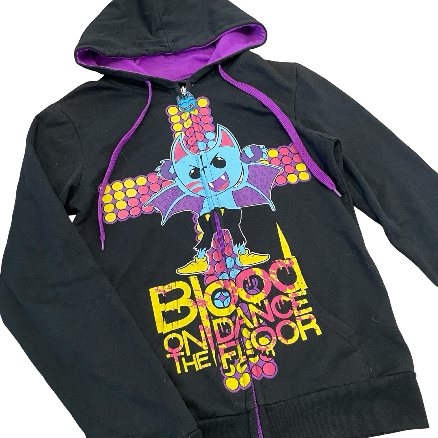 Y2K Blood on the Dancefloor Zip Up Hoodie