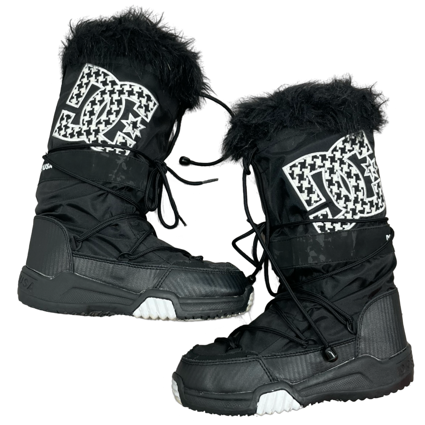 Y2K DC Fur Snow Boots