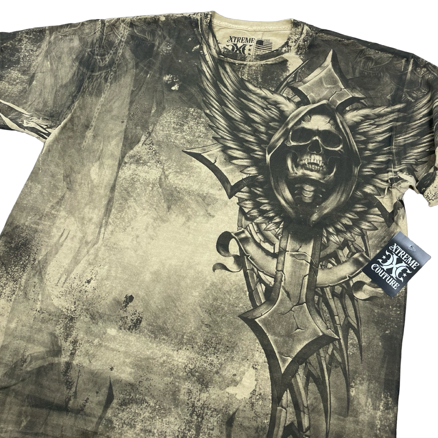 Affliction Skull Cross Tee