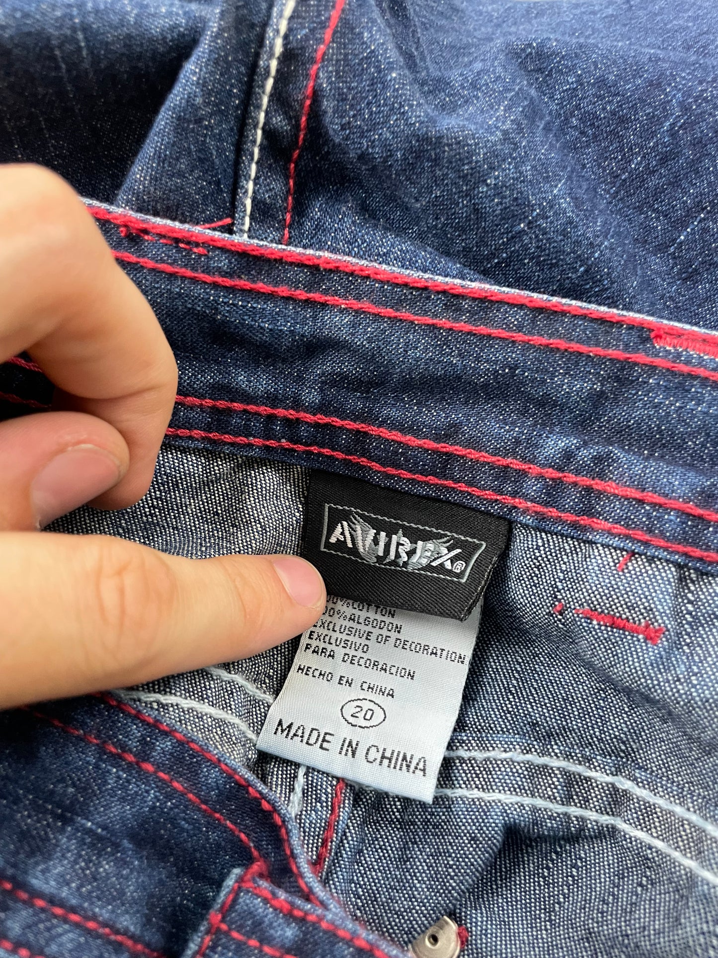 Y2K Baggy Avirex Shorts