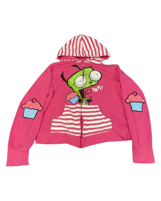 Y2K Invader Zim Cupcake Hoodie 2011