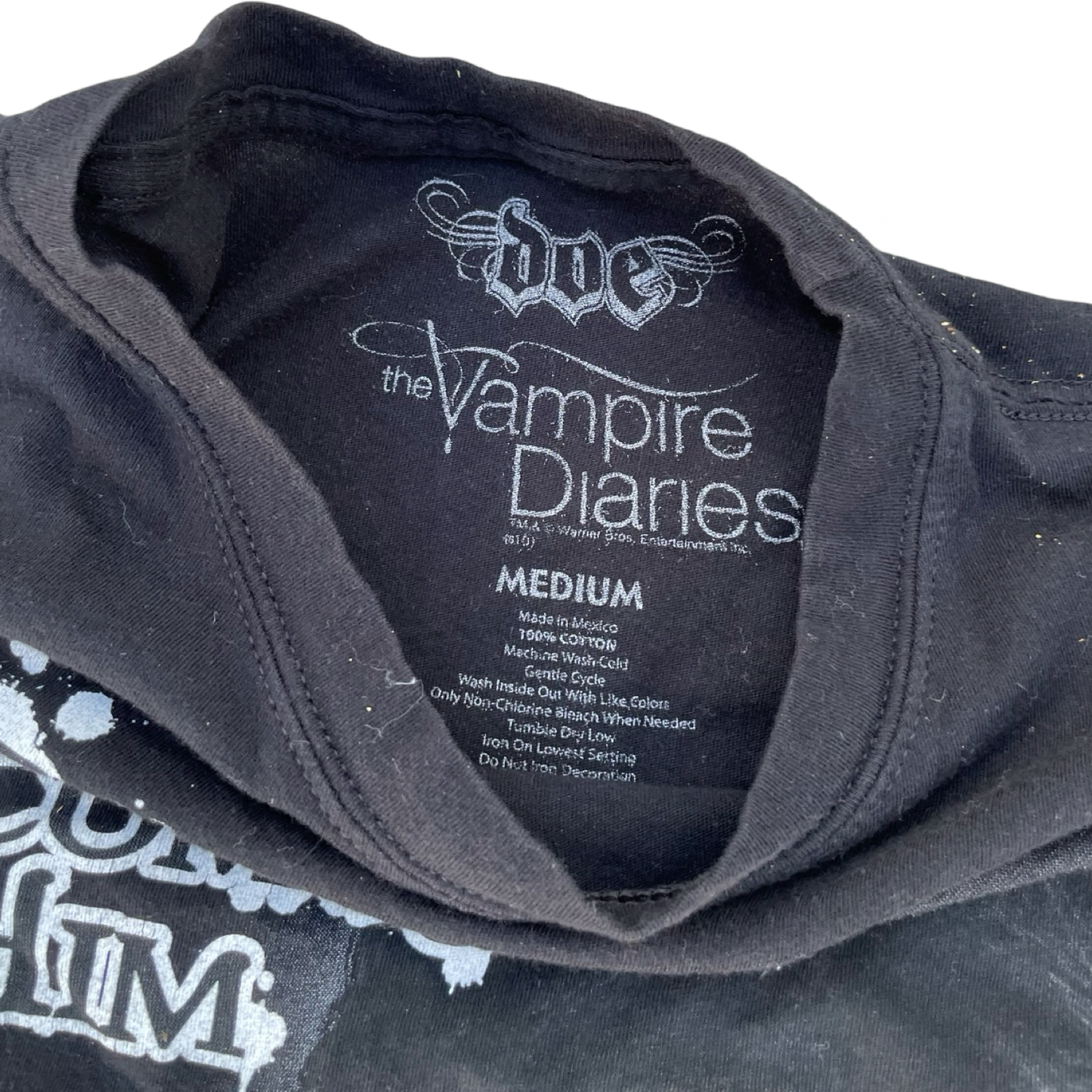 Y2K Vampire Diaries DOE Baby Tee